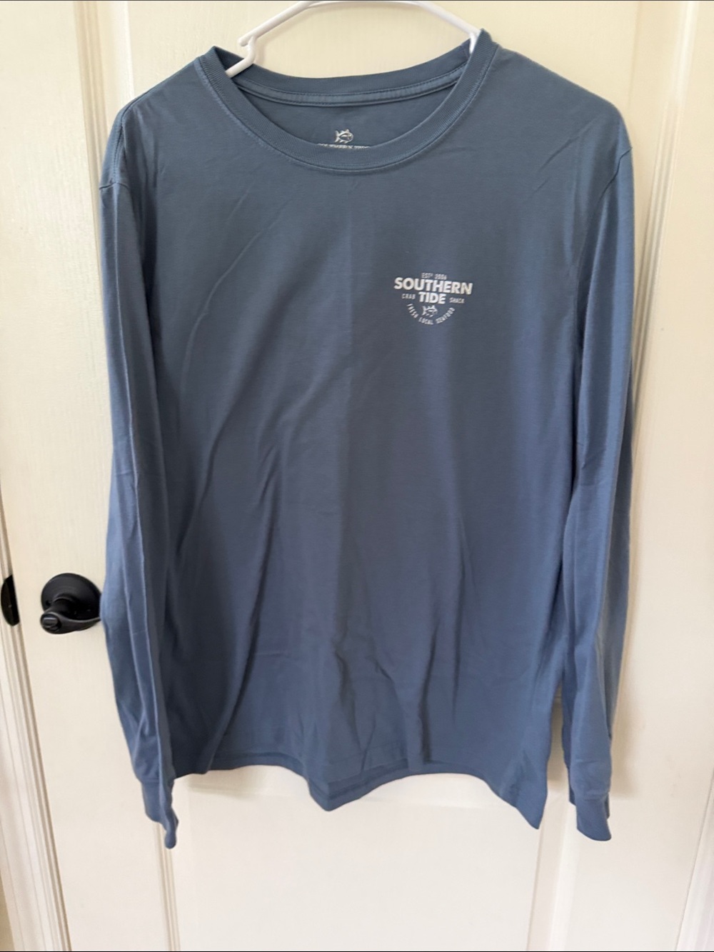Southern Tide Long-Sleeve Crew Shirt - Slate Blue